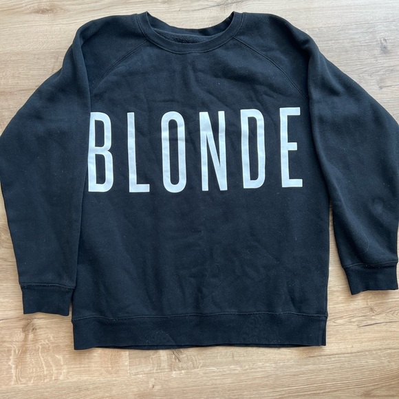 Brunette The Label Tops - Brunette the Label XS/S BLONDE oversized sweatshirt